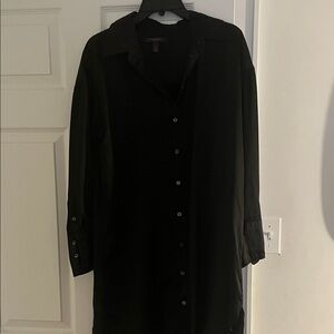 Banana Republic Women's Black Long Sleeve Dress